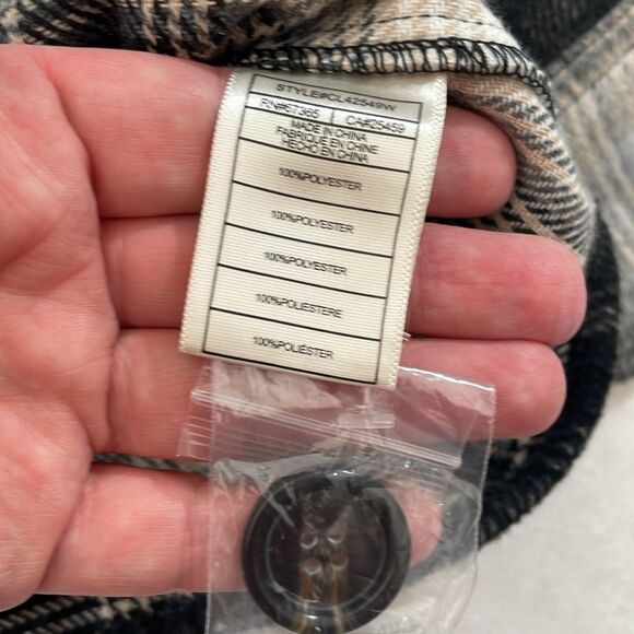 BB Dakota Steve Madden Flannel Shacket Shirt size XL - Picture 7 of 9